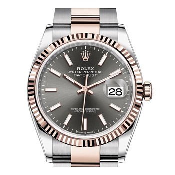 Rolex Datejust Lady Steel Rose Gold 36mm 126231-0014