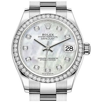 Rolex Datejust Lady Steel White Gold 31mm 278384RBR-0007