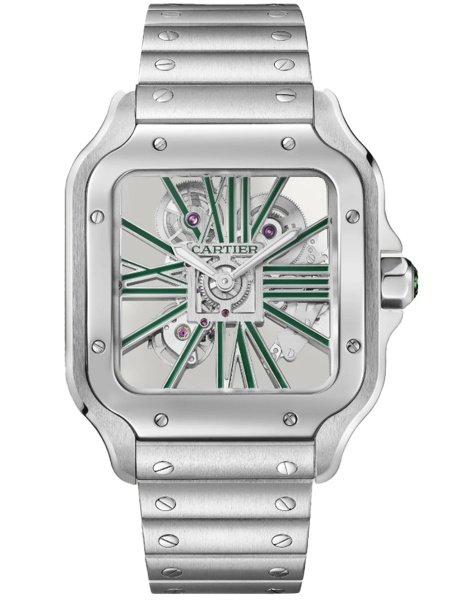 Cartier Santos De Cartier Large skeleton WHSA0028