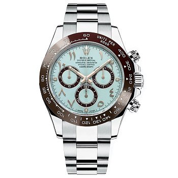 Cosmograph Daytona Chronograph Automatic Chronometer Arabic Blue Dial Men's Watch