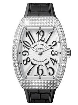 Franck Muller Vanguard Lady Quartz 35 mm White Gold Diamond V 35 QZ D OG.NR BLC.NR AC