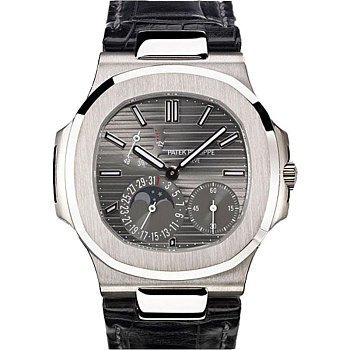 Patek Philippe Nautilus 5712 Power Reserve Moonphase White Gold 40mm 5712G-001