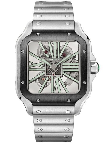 Cartier Santos De Cartier Large skeleton WHSA0033