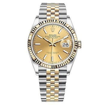 Rolex Datejust 36 Champagne-colour Jubilee 126233