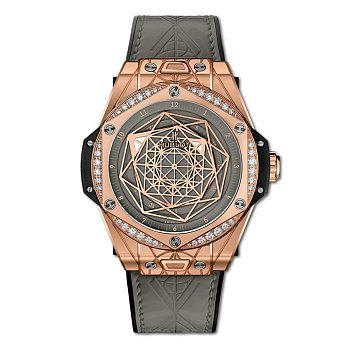 Hublot Big Bang Sang Bleu One Click King Gold Grey Diamonds 465.OS.7048.VR.1204.MXM20