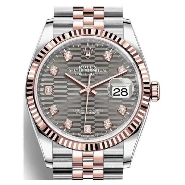 Rolex Datejust Lady Steel Rose Gold 36mm 126231-0041