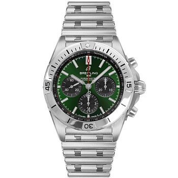 Breitling  Chronomat B01 42 Bentley Steel - Green  AB01343A1L1A1