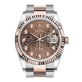 Rolex Datejust Lady Steel Rose Gold 36mm M126231-0026 36845